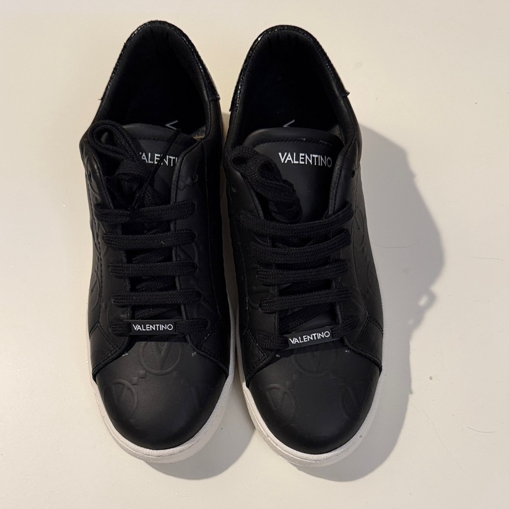 Valentino Women’s Black and White Sneakers